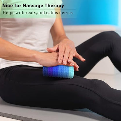 Fidget Toys Adults, 6 Pack Silicone Massage Roller Handheld for Stress Relief & Focus, Sensory Toys for Teens Kids with Autism ADHD Anxiety, Textured Quiet Fun Gift (Blue) - color: Blue