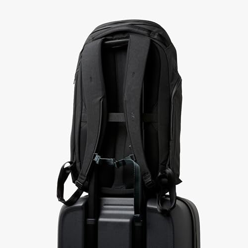 Bellroy Venture Travel Pack (26 liter carry on travel backpack, with laptop sleeve, RFID protection and bonus 15 liter tote bag) - JetBlack - color: Jetblack