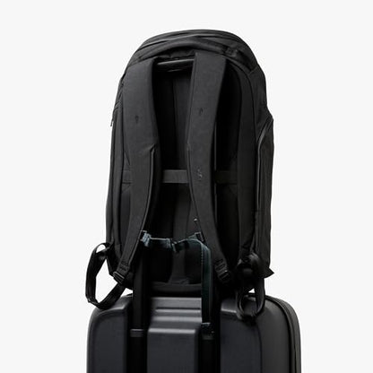 Bellroy Venture Travel Pack (26 liter carry on travel backpack, with laptop sleeve, RFID protection and bonus 15 liter tote bag) - JetBlack - color: Jetblack