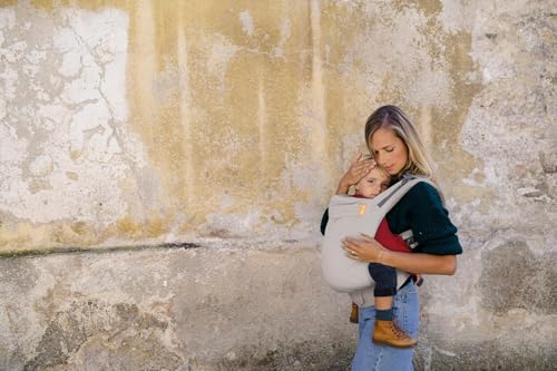 Beco Toddler Carrier with Extra Wide Seat, 100% Cotton - Front-Carry & Backpack Style - Lightweight & Ergonomic Sling Carrier for Children (24-48 Months) - Ecru - color: Ecru