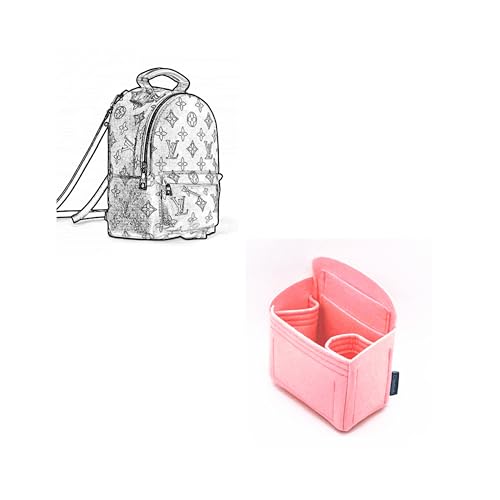 Palm Springs Backpack Organizer, Palm Springs Backpack Insert,Purse insert organizer.(Pink-Mini) - color: Pink, size: Mini