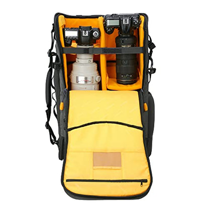 VANGUARD Alta Sky 68 Camera Backpack - 34L Capacity, Rear Access, Super-Telephoto & Drone Compatible, Fits 16" Laptop - size: Alta Sky 68