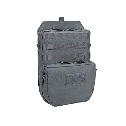 EXCELLENT ELITE SPANKER Tactical MOLLE Hydration Pack for 3L Hydration Water Bladder Molle Vest Accessory - color: Grey