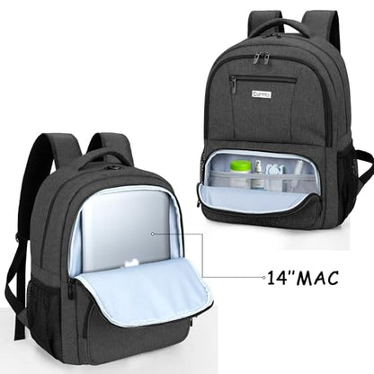 CURMIO CPAP Travel Backpack Compatible for ResMed AirSense 9, AirSense 10, AirSense 11, Philips System One, CPAP Carry On Bag for CPAP Machine & Supplies, Black, Patent Design - color: Black