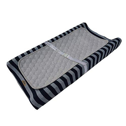 BlueSnail Quilted Thicker Waterproof Changing Pad Liners 3 Count(Gray 13” x 27”) - color: Gray(13” X 27”)