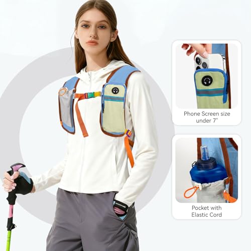 Small Hiking Backpack Travel Daypack 15L Colorful Lightweight Packable Foldable Casual Backpack for Women Men - color: Light Blue