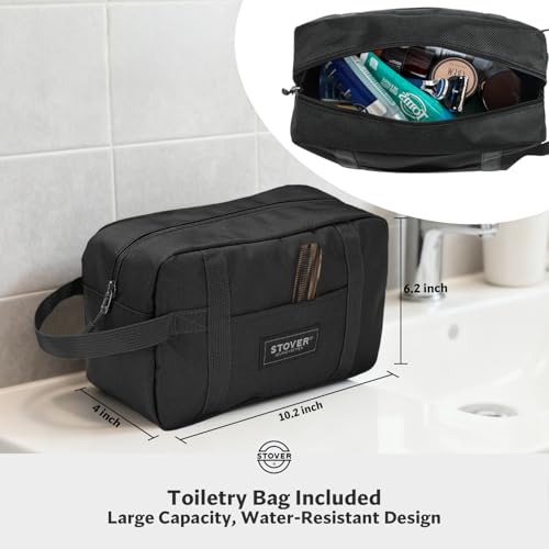 STOVER 45L Carry-On U-Zip Rolling Duffel Bag with Wheels, Medium Durable Travel Duffle w/Toiletry Bag, Heavy-Duty, Packable, Foldable w/Shoulder Straps- Use as Luggage or Backpack, Men/Women (Black) - color: U-Zip Black