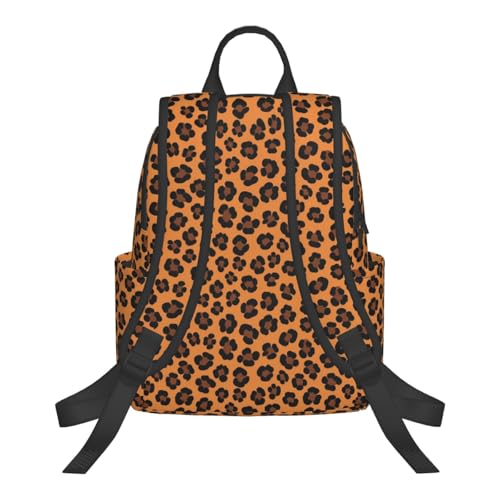 Anti Scratch Polyester Backpack Cheetah Print Brown Leopard, Smooth Surface Multipurpose Travel Pack for All Weather Daily Use Unisex - color: Picture (1184)