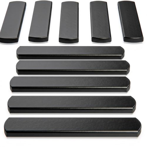 Mavee Fractional Weight Vest Plates, Rustproof Solid Steel Inserts for Rucking, Tactical Carrier & Strength Training - color: Black (E-Coated), size: 4.7 Inch (10 Pack / 3.5 Lbs)