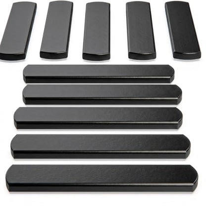 Mavee Fractional Weight Vest Plates, Rustproof Solid Steel Inserts for Rucking, Tactical Carrier & Strength Training - color: Black (E-Coated), size: 4.7 Inch (10 Pack / 3.5 Lbs)