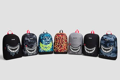 Hurley Unisex-Kids Graphic Backpack, Dark Grey Camo/Black, One Size - color: Dark Grey Camo/Black