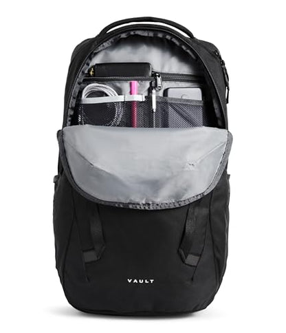 The North Face Vault Everyday Laptop Backpack - Commuter Travel Bag, Water-Repellent Finish, Spacious Compartment, TNF Black-NPF, One Size - color: Tnf Black-npf