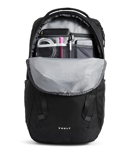 The North Face Vault Everyday Laptop Backpack - Commuter Travel Bag, Water-Repellent Finish, Spacious Compartment, TNF Black-NPF, One Size - color: Tnf Black-npf