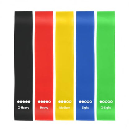 Resistance Band Loop for Workout Fitness, Set of 5