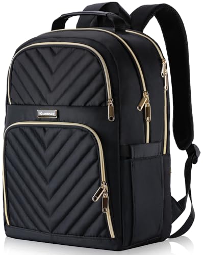 Backpack for Women, 17.3 Inch Large School Backpack, Girls Bookbag, Big Work Travel Laptop Back Pack Purse Casual Daypacks, Black - color: Black, size: 17.3 Inch