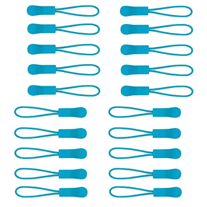 Urmspst 20PCS Zipper Pulls Replacement Zipper Tabs, Blue - color: 03. Blue