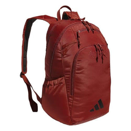adidas Defender 5 Backpack for Sports, Gym, School and Travel, 33L, Preloved Ruby Red/Black, OSFA - color: Preloved Ruby Red/Black