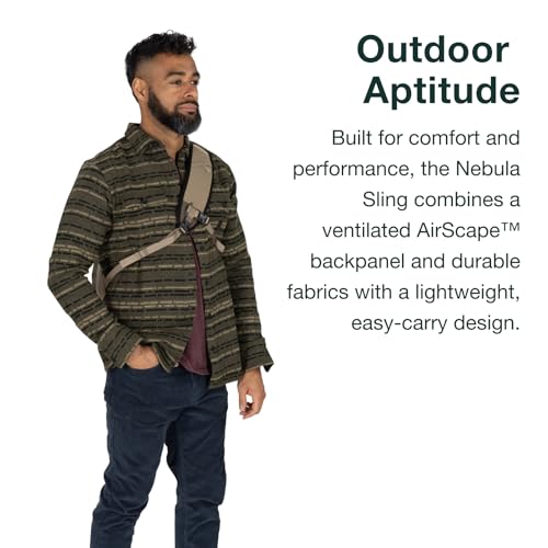Osprey Nebula Shoulder Sling Bag, Cascade Blue/Coal Grey Heather - color: Cascade Blue/Coal Grey Heather