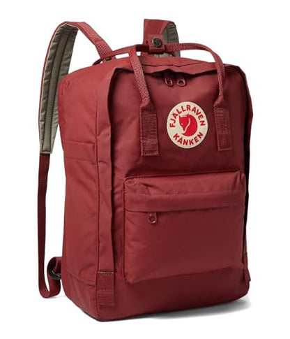 Fjällräven Kanken Laptop 15 Backpack - Padded Laptop Sleeve, Durable Vinylon Fabric - School, Travel - color: Ox Red