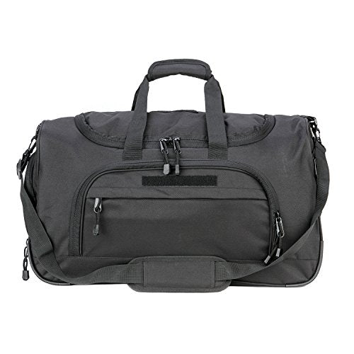 Gym Duffel Bag for Men Sports Duffel Bag with Shoe Compartment (BLACK-Model B) - color: BLACK-Model B