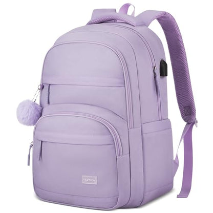YAMTION Laptop Backpacks 214-Purple - color: Purple, size: 15.6 inch (1 pack)
