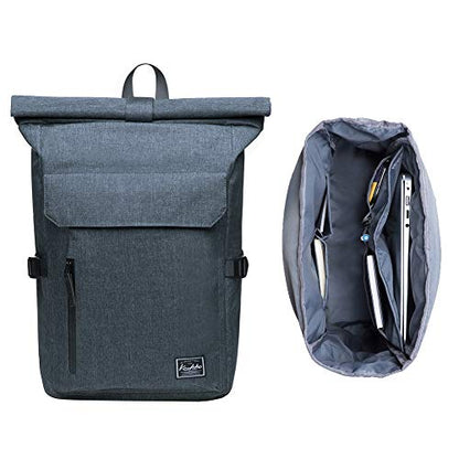 KAUKKO Casual Daypacks&Multipurpose Backpacks,Outdoor Backpack,Travel Casual Rucksack,Laptop Backpack Fits 15" - color: 12darkgrey