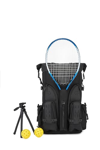 Extra Large Durable Waterproof Tactical Heavy Duty Laptop Backpack With American Flag. Good for Travel,Office,Hiking,Athletic,Gym, Racket or tripod holder. TSA Approved. - color: Black