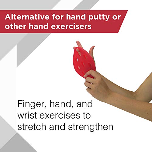 TheraBand - 11853 Hand Xtrainer, Non-Latex Hand Exerciser for Progressive Hand Therapy, Strengthen Fingers, Hands and Forearms, Grip Trainer, Strengthener, Helps Relieve Joint Pain, Red, Soft, Beginner - color: Red - Soft, style: Xtrainer