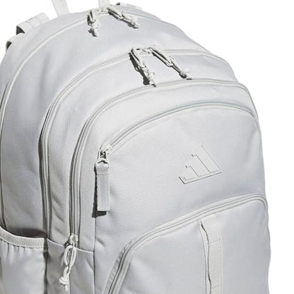 adidas Prime 7 Backpack for Laptop, School and Travel, 37L - color: Grey Two/Grey Four