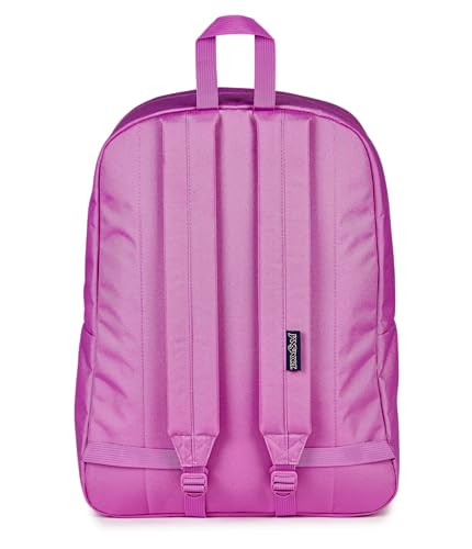 JanSport SuperBreak One Backpack - Durable, Lightweight Bag with 1 Main Compartment, Front Utility Pocket with Built-in Organizer, Premium Backpack, Digital Fuchsia - color: Digital Fuchsia