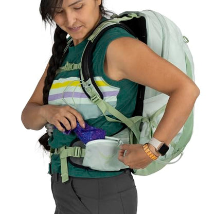 Osprey Tempest 22L Women's Lightweight Hiking Backpack - Small Daypack for Travel & Camping, Frosty Mint Green/Botanica - color: Frosty Mint Green/Botanica, size: 22L - Standard Fit