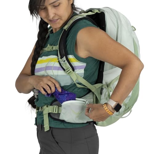Osprey Tempest 22L Women's Lightweight Hiking Backpack - Small Daypack for Travel & Camping, Frosty Mint Green/Botanica - color: Frosty Mint Green/Botanica, size: 22L - Standard Fit