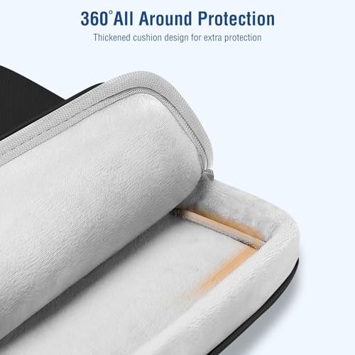 MOSISO 360 Protective Laptop Bag 13.3 inch, 13-14 inch Computer Bag Compatible with MacBook Air 13 inch/Pro 13 inch/Pro 14 inch,HP,Dell,Notebook, Laptop Carrying Case with Strap&Handle, Black - color: Black, size: 13.3 inch