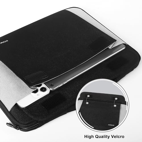 DOMISO 15.6-16 Inch Laptop Sleeve Case,Water-resistant Laptop Protective Case for MacBook Pro16,Dell XPS 16,Lenovo,HP, ASUS, Acer,Black - color: Black, size: 15.6-16 Inch