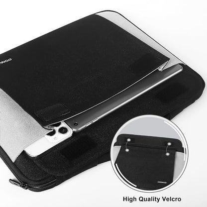DOMISO 15.6-16 Inch Laptop Sleeve Case,Water-resistant Laptop Protective Case for MacBook Pro16,Dell XPS 16,Lenovo,HP, ASUS, Acer,Black - color: Black, size: 15.6-16 Inch