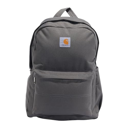 Carhartt 21L Classic Laptop Backpack, Durable Water-Resistant Pack with Laptop Sleeve, Gray - color: Gray, size: One Size