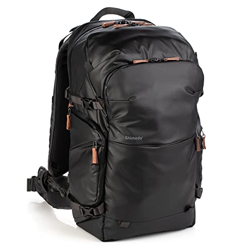 Shimoda Explore v2 35 Starter Kit (w/Medium DSLR Core Unit), Landscape Adventure Outdoor Photography Travel Pack, Carry-On Compatible, 16" Laptop Sleeve, Anti-Theft Camera Access, Black - color: Black, size: Explore V2 35 Starter Kit