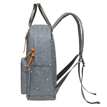 KAUKKO Lightweight Backpack Casual Travel Daypack Causal Backpack Shoulder Book Bag Multipurpose Daypacks (06-2-Grey) - color: 06-2-grey
