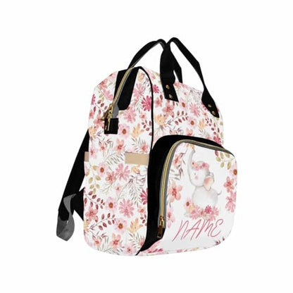 Personalized Customized Monogram Nappy Backpack with Thermal Pockets for Adults Kids, Large Capacity Waterproof Diaper Bag, Travel Gifts - color: Design-09