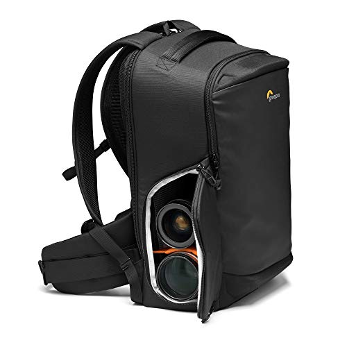 Lowepro Flipside BP 400 AW III Mirrorless and DSLR Camera Backpack - Black - with Rear Access - with Side Access - with Adjustable Dividers - for Mirrorless Like Sony α7 - LP37352-PWW - color: Black