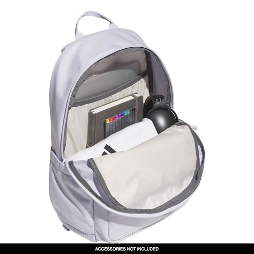 adidas Lineage Backpack for Laptop, School and Travel, 22L, Frozen Purple/Grey Two, OSFA - color: Frozen Purple/Grey Two