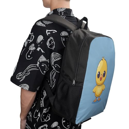 Travel Laptop Backpack Slim Durable Lightweight Back Pack Cute A Yellow Chicken Small Backpack For Women Men - color: A Yellow Chicken