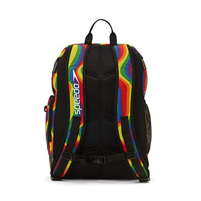 Speedo Unisex-Adult Large Teamster Backpack 35-Liter - color: 2.0 Rainbow Pride