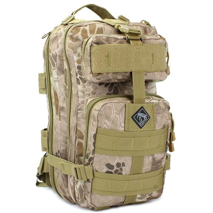 Medium Backpack with Pistol Retention System, Desert Python, Concealed Carry Capability with MOLLE Webbing Exterior for Modular Gear Expansion - color: Desrt Python