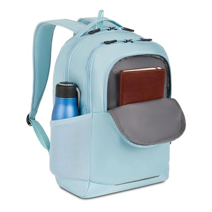 SwissGear Orientation Laptop Backpack, Light Blue, 17"x12"x7" - color: Light Blue, style: Orientation