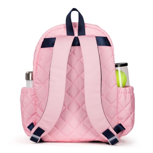 Ame & Lulu Kids Big Love Tennis Backpack - color: Quilted Blush