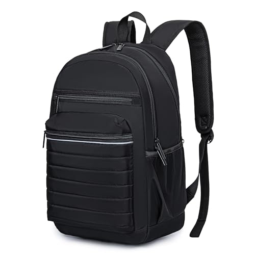 KEOFID Travel Backpack for Women, Womens Work Backpacks, Anti-theft Backpack Purse, Back pack for College Girls, Carry-On Travel Backpacks,Bookbag(Carbon Black) - color: Dark Black, size: Large, style: Casual