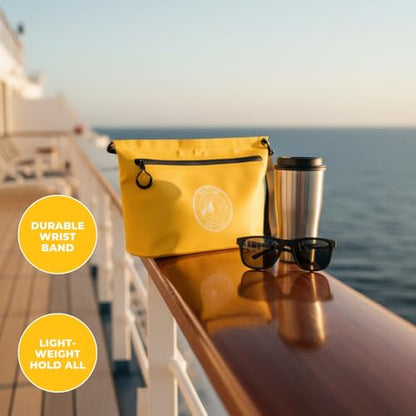 Tactiko 3L Heavy-Duty Zipper Pouch – Splash-Resistant Gear Organizer - color: Yellow