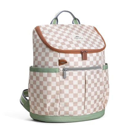 Itzy Ritzy Toddler & Kids Backpack - Lightweight Preschool & Elementary School Bag with Padded Straps, Trolley Sleeve, 2 Side Pockets, Tablet Sleeve & Name Label (Checkerboard) - color: Checkerboard