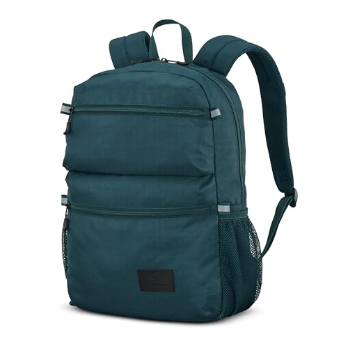 High Sierra Everclass Backpack - Travel or Work Laptop Bookbag with 360° Reflectivity, Dual Water Bottle Pockets & Fits Laptops Up To 15.6”, One Size, TEAL - color: Teal